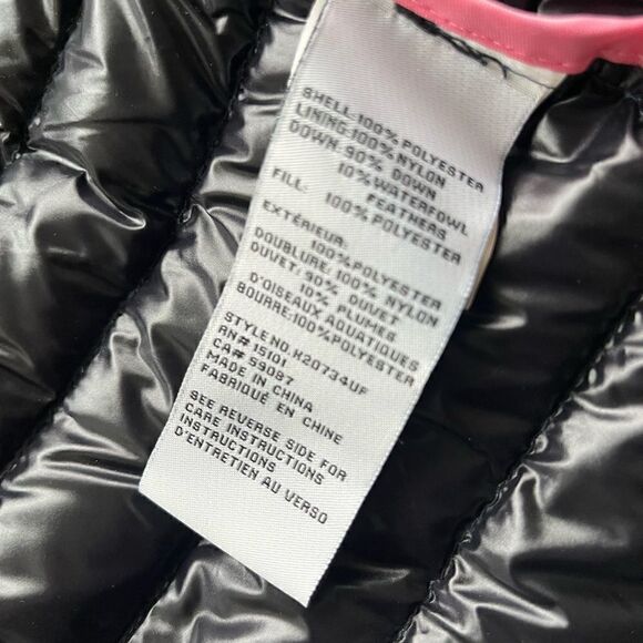 Navy Kate Spade Puffer Jacket with hidden hood Size L - Picture 5 of 10